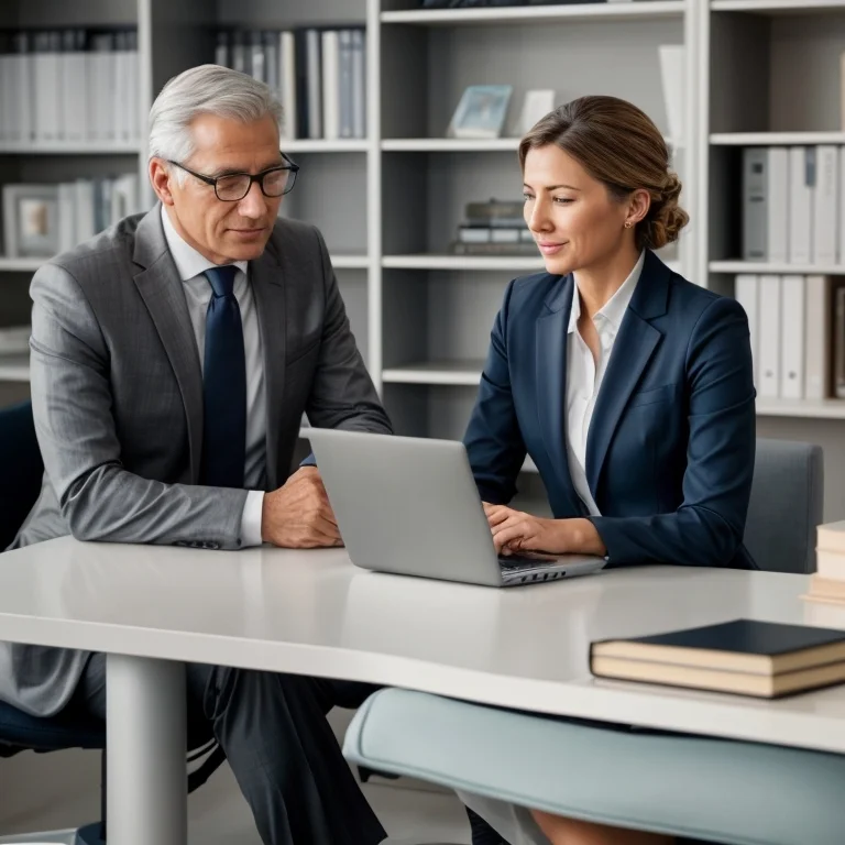 مستشار قانوني يقدم نصائح لمتقاعد